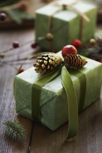 упаковка новогодних подарков