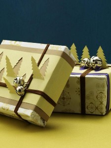 упаковка новогодних подарков