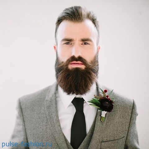 Стильная и модная полная (или русская) мужская борода  Модная мужская борода 