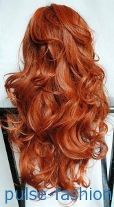 Красно-золотой оттенок и рыжеватый оттенок волос 2020