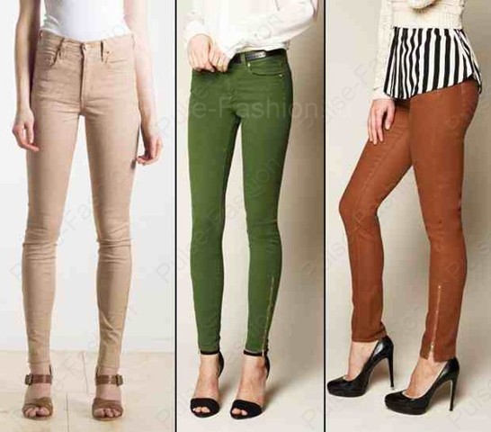Модные и стильные цвета джинсов лето 