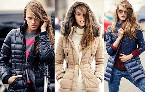 Модные и стильные пуховики зима 
