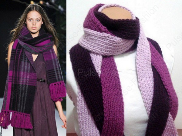 Стильные и модные шарфы осень-зима ^