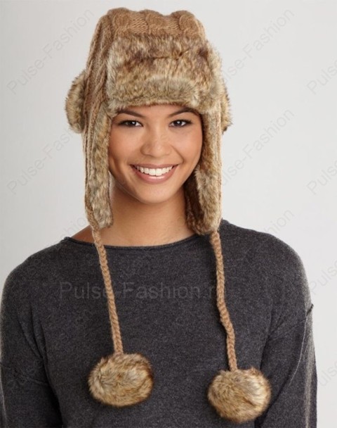 Стильные шапки из меха зима 