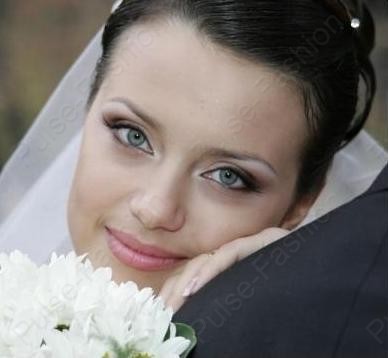 свадебный мейкап для зеленоватых глаз